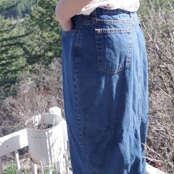 Long Jean Skirt Jones New York Sport Size 14 - Picture 3 of 5